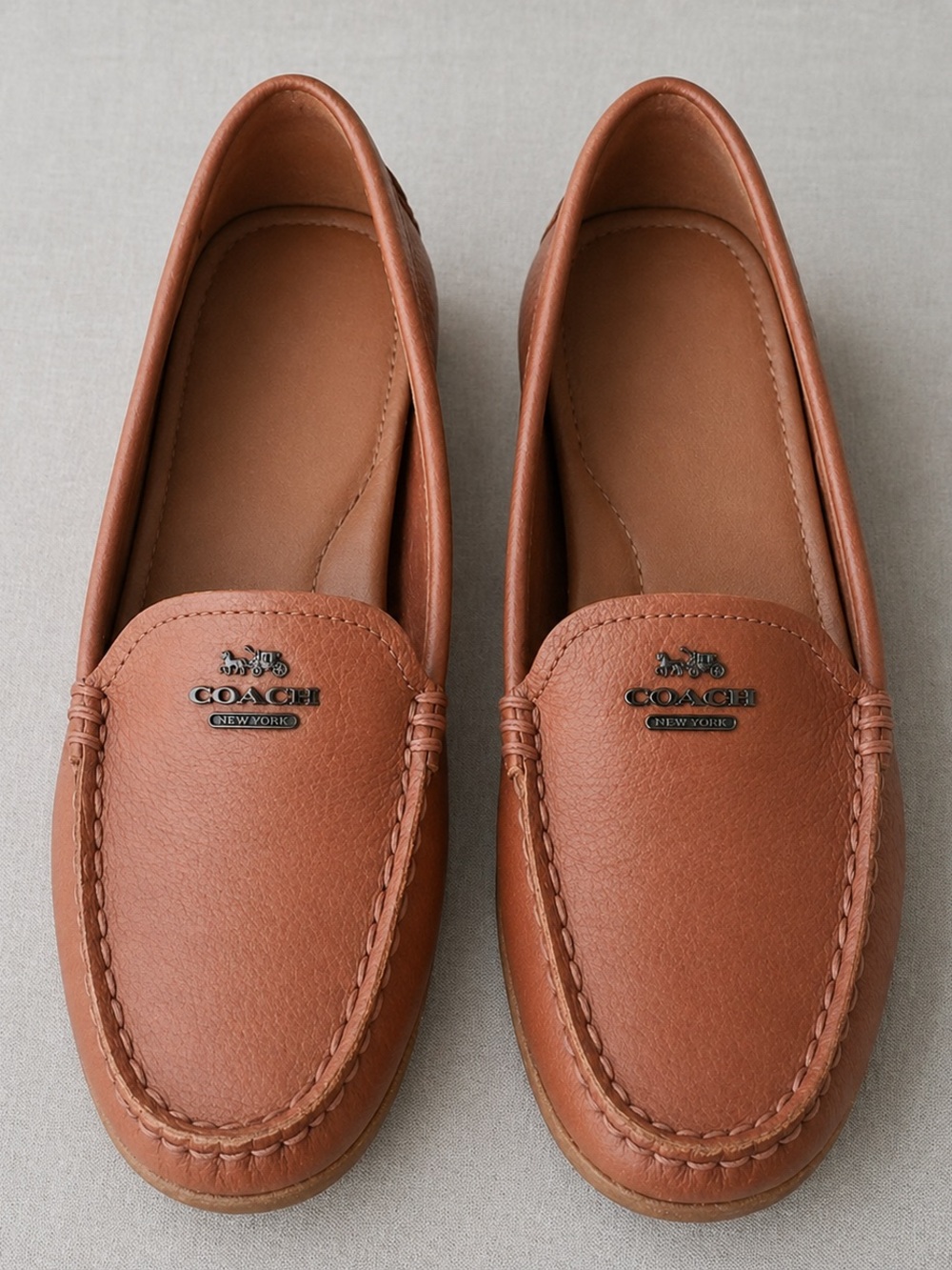 Coach Mary Lock Up Loafers, Size 8